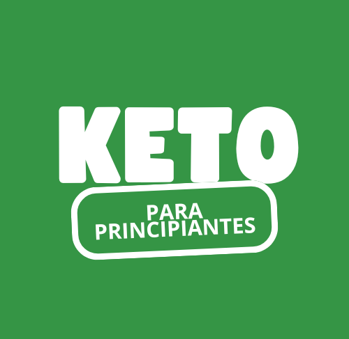 a green background with a white sign that says keto