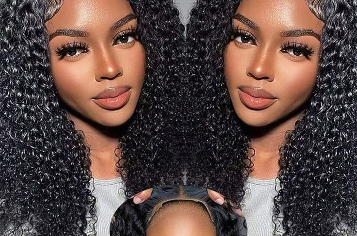 High quality curly human hair wigs