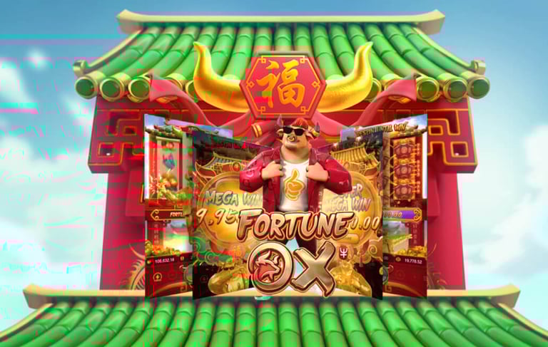 Fortune Ox Slot - Jogo do Touro com RTP de 96.75% e bônus reais