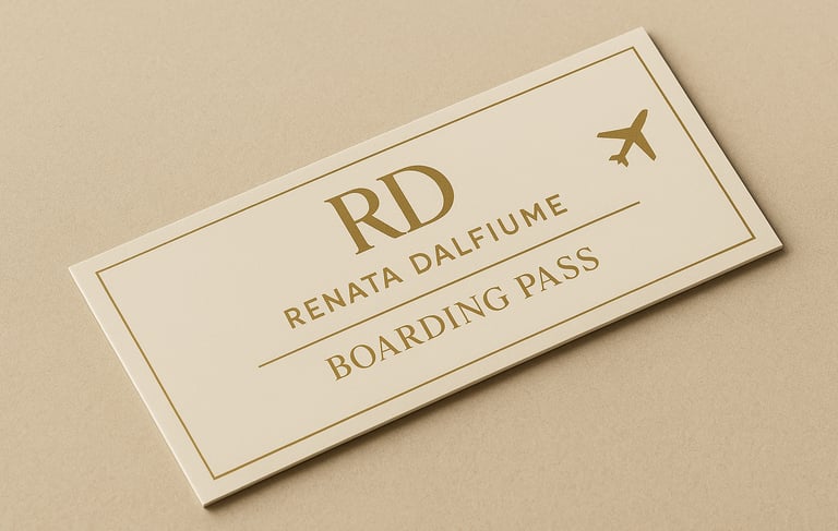 Boarding pass personalizzata RD.