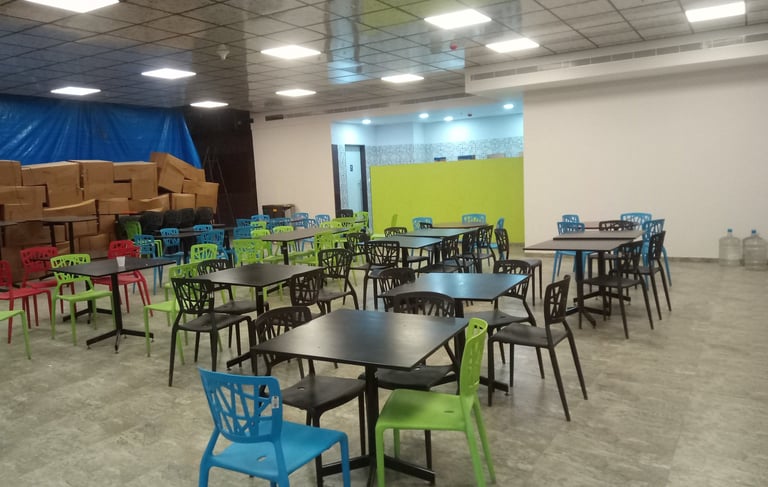 cafeteria in an office