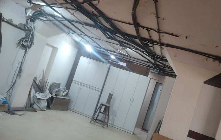 renovating office