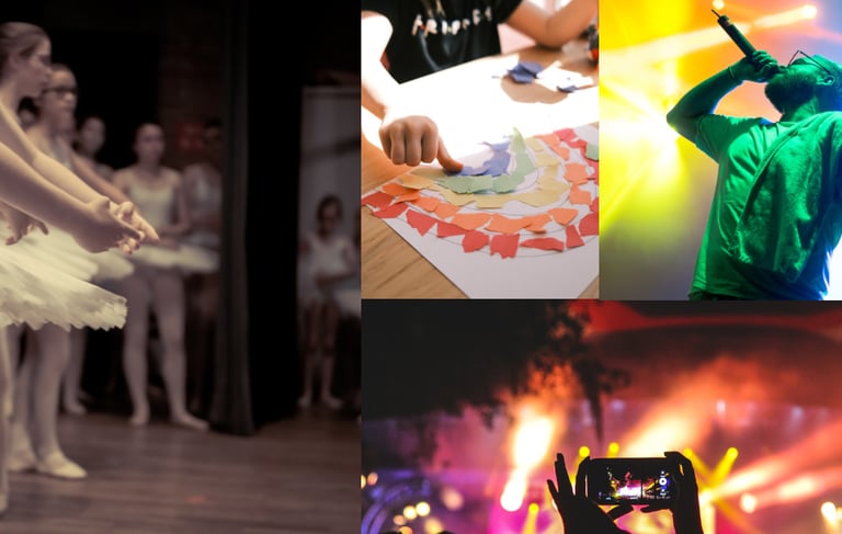 Diversidade de acções do Palco daTua Arte