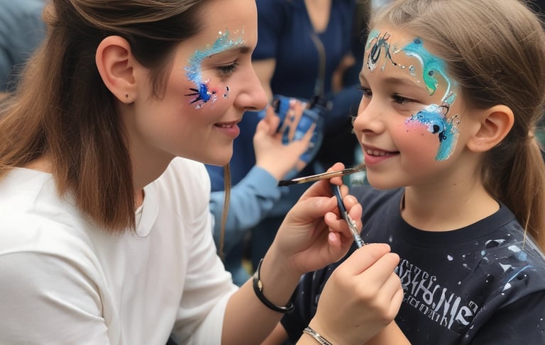 white and black abstract painting