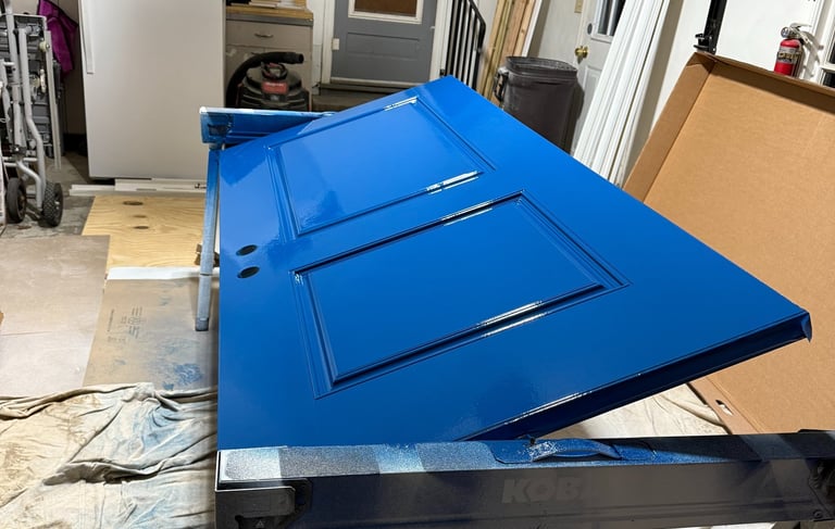 door and trim painting near me Akron Ohio