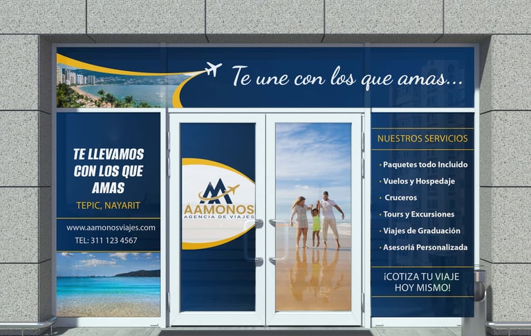 fachada de Agencia de viajes 