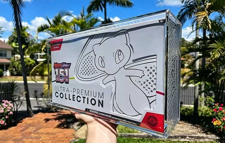 Pokémon 151 upc acrylic case