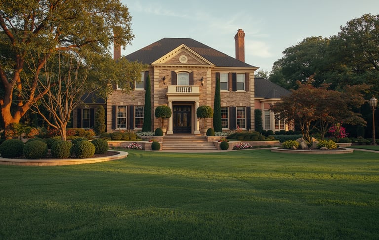 texas luxury estate landscaping