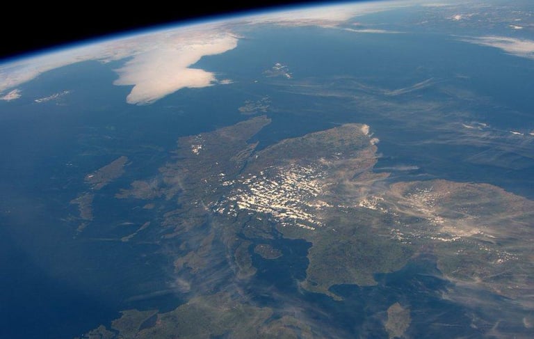 Scotland from above