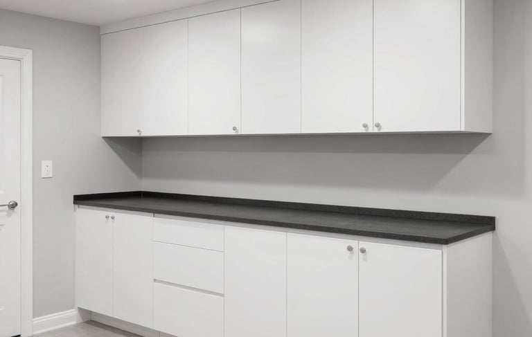 white and black abstract painting