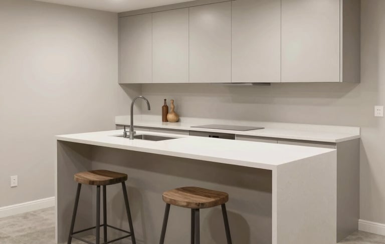 gray concrete wall inside building