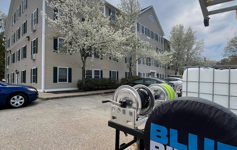 Trusted Pressure Washing in South Portland, ME for coastal homes with siding and driveway cleaning