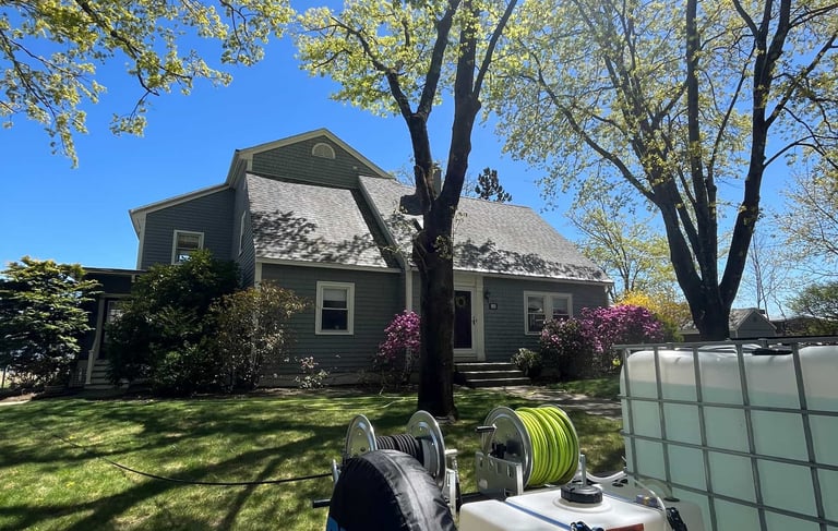 Dependable Pressure Washing in Rochester, NH for residential homes with siding and driveway cleaning