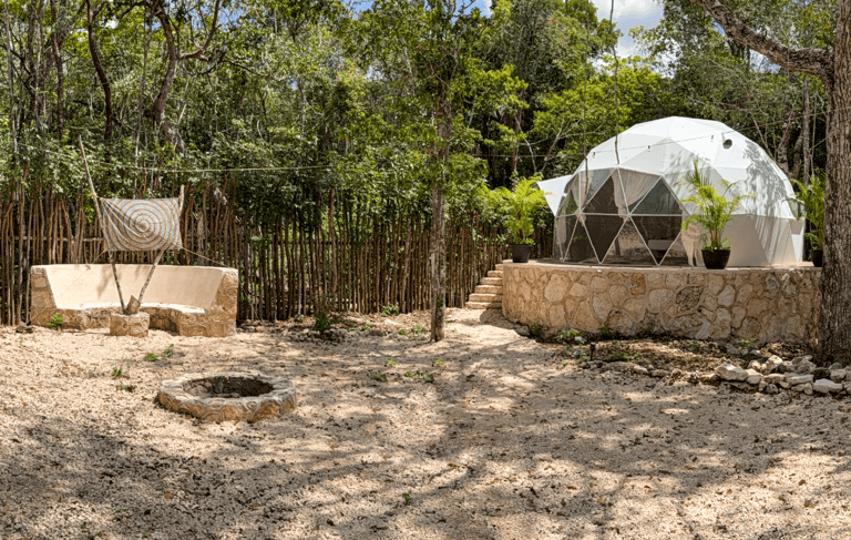 Special spaces for all kinds of holistic activities, Temazcal, Cacao Ceremonies, Holistic Therapies,