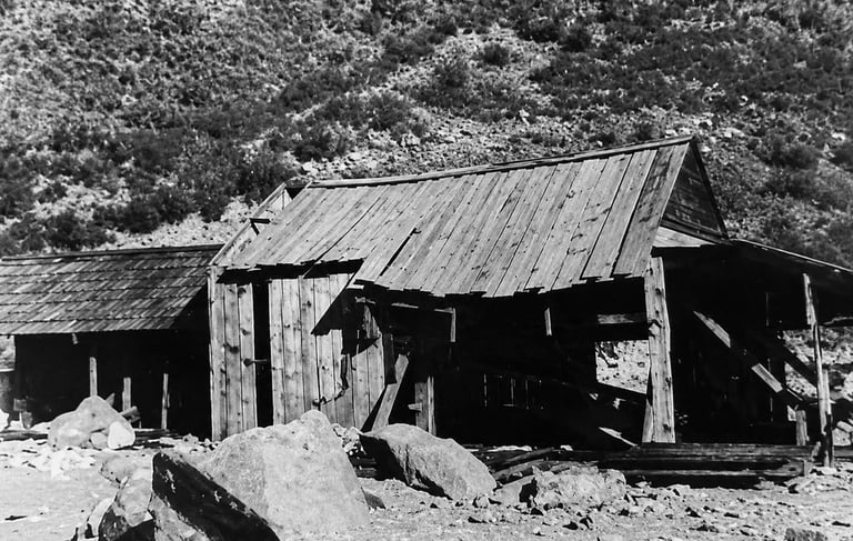 The mill that gave Mill Creek Canyon its name (Pic Cir 1895)