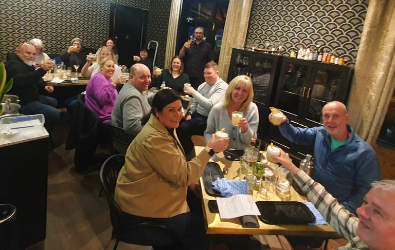 Group of friends enjoying Cocktail workshop together at Tonic Bar & Bistro