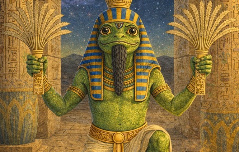 The biblical inversion of rib. The symbol of the god Heh stolen to create a false make believe story