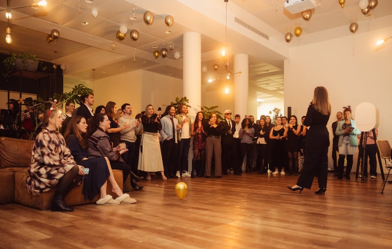 Discours lors d'une soirée d'entreprise