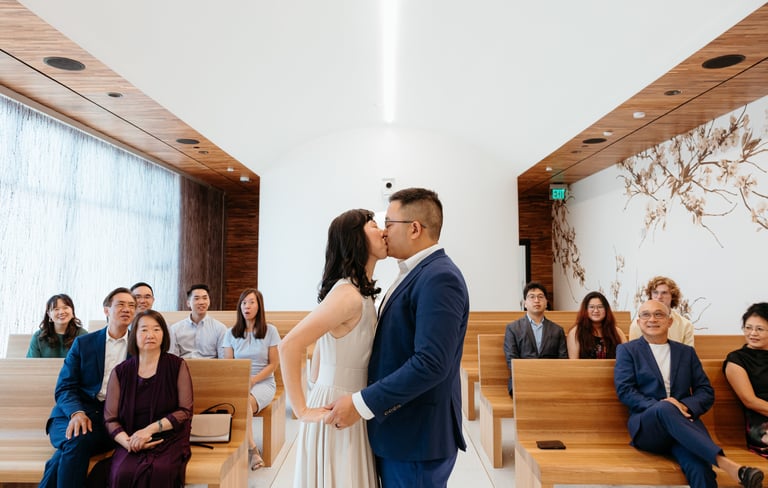 City hall wedding in San Jose, CA Photography