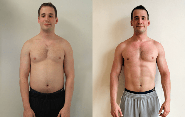 a man before and after images weight loss journey