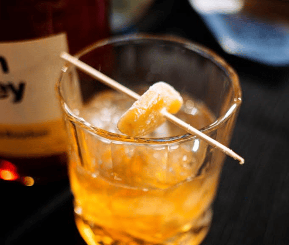 Ginger Old Fashioned with Hudson Whiskey