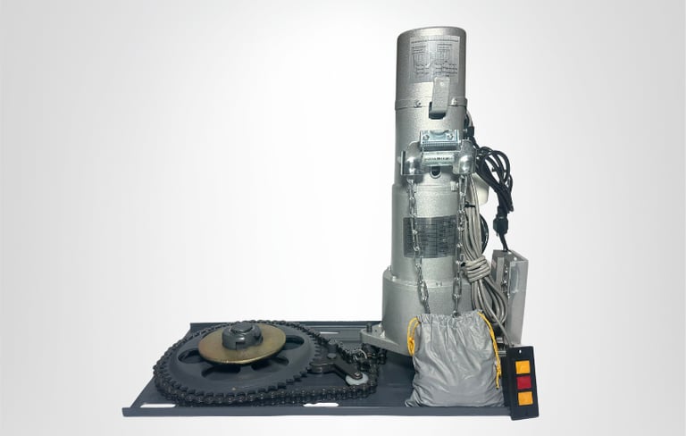 Motor lateral Potenza para puertas metálicas enrollables, Cali Rollgates