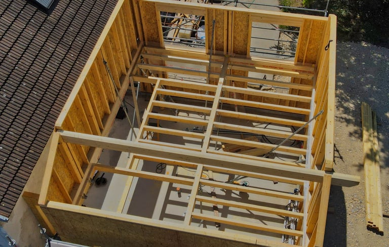 construction de maison bois et plancher bois