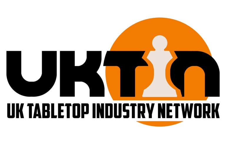 A logo for UK TIN. An orange circle frames "TIN", with the I replaced by a pawn.