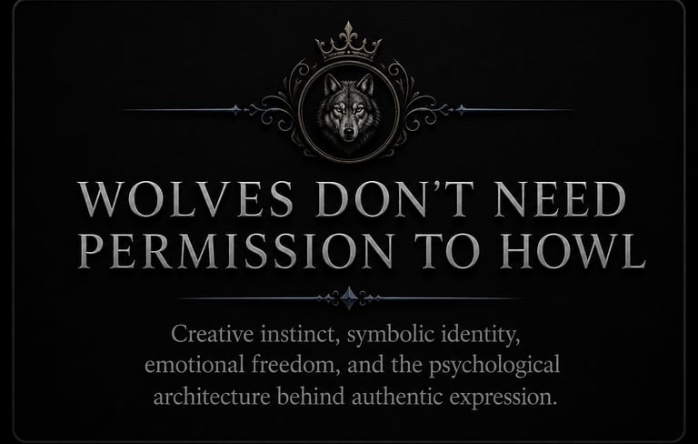 Symbolic creative environment representing independent thought and creative courage