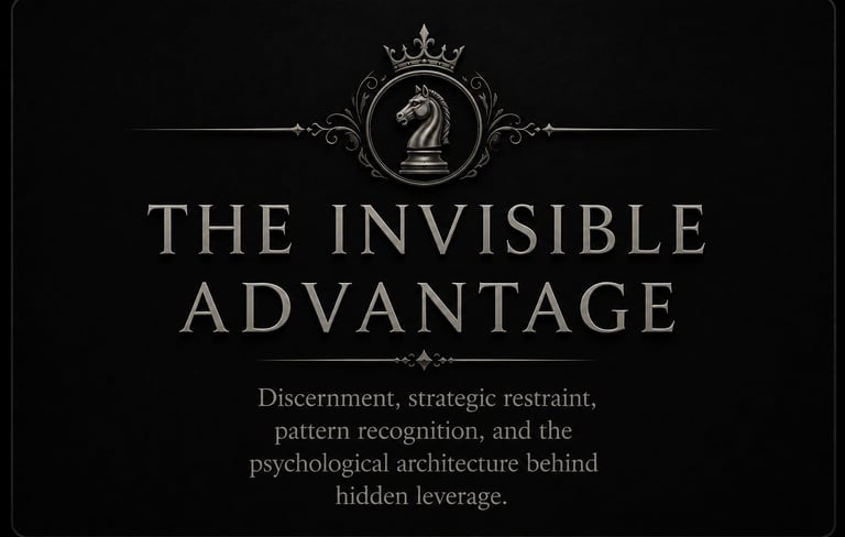 Strategic visual representing perception, symbolic thinking, and intellectual architecture