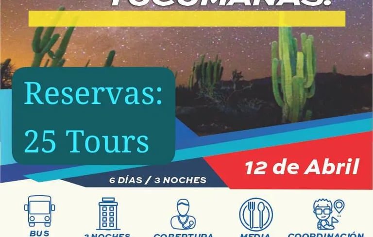 Luna Tucumana salida el 12 de abril de 2026