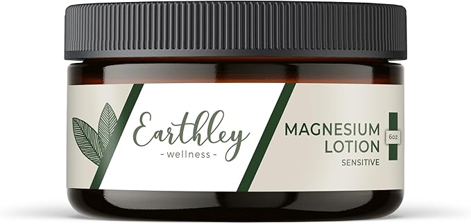 Earthley Magnesium Cream for muscle cramps restless legs knee and joint pain