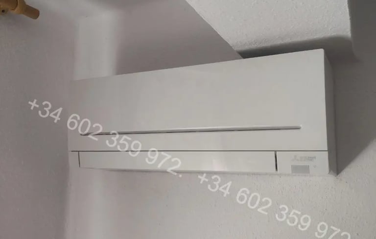 Split system AC installation