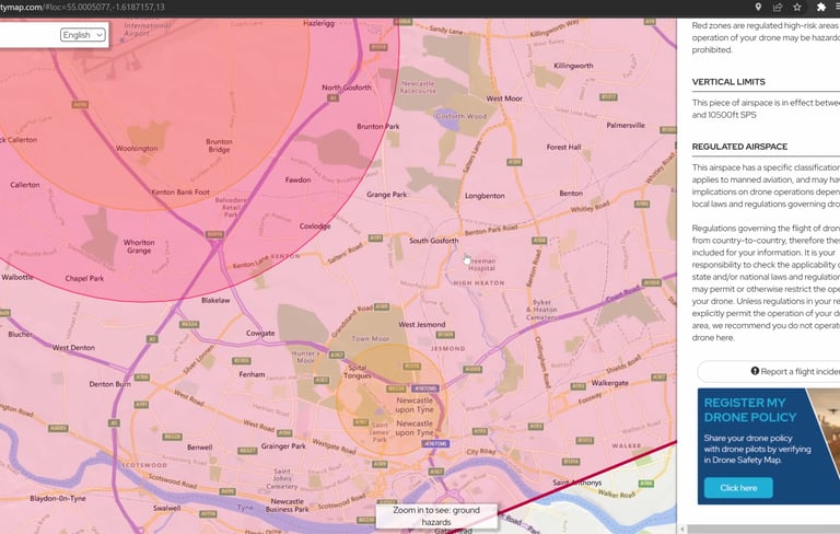Drone Safety Map