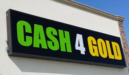 Standard LED lightbox sign for storefront branding by All Pro Signs