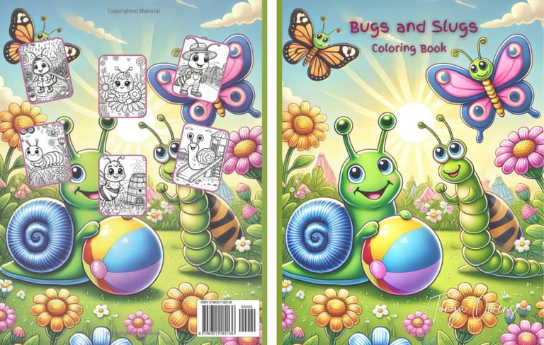 bugs childrens coloring book - available on amazon