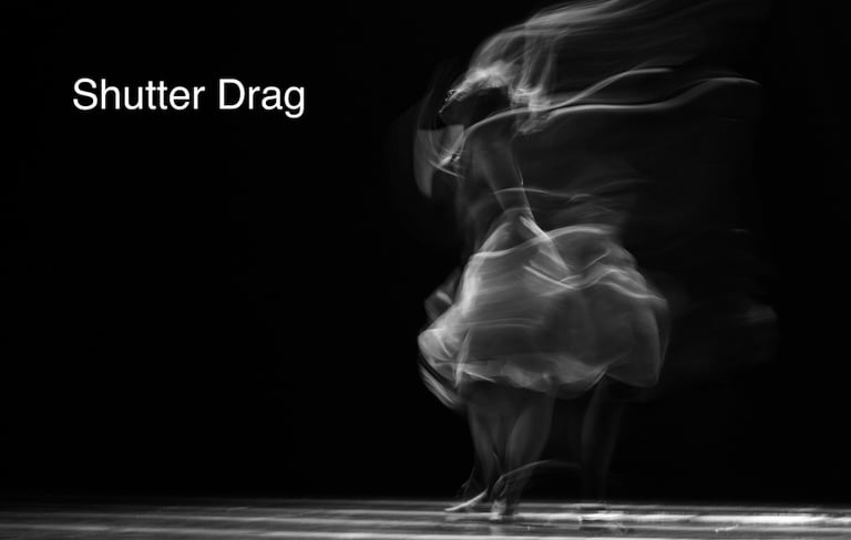 Shutter Drag example