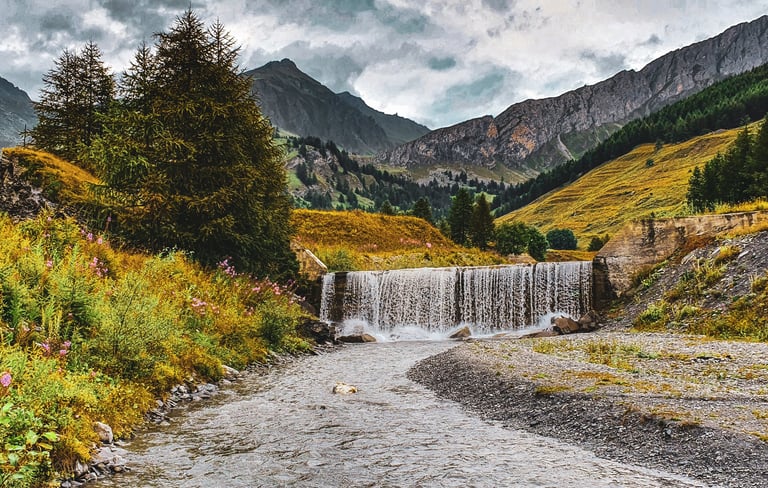 valle varaita piemonte italy