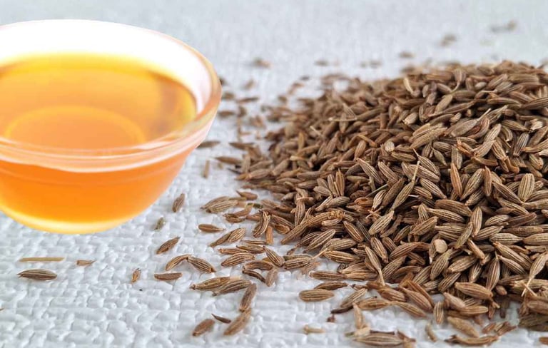 Wellness product Jeera Water (Cumin Seeds Water) prepared via Distillation