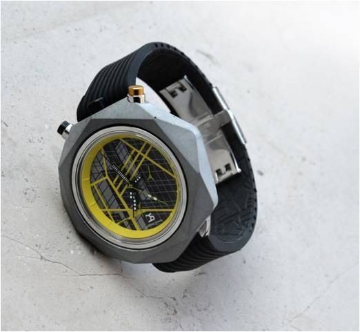 Montre en béton pour designer