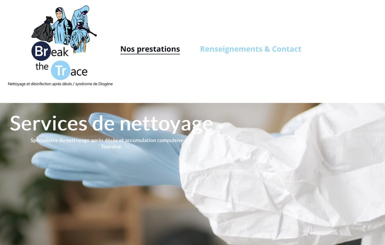 site internet breakthetrace.fr