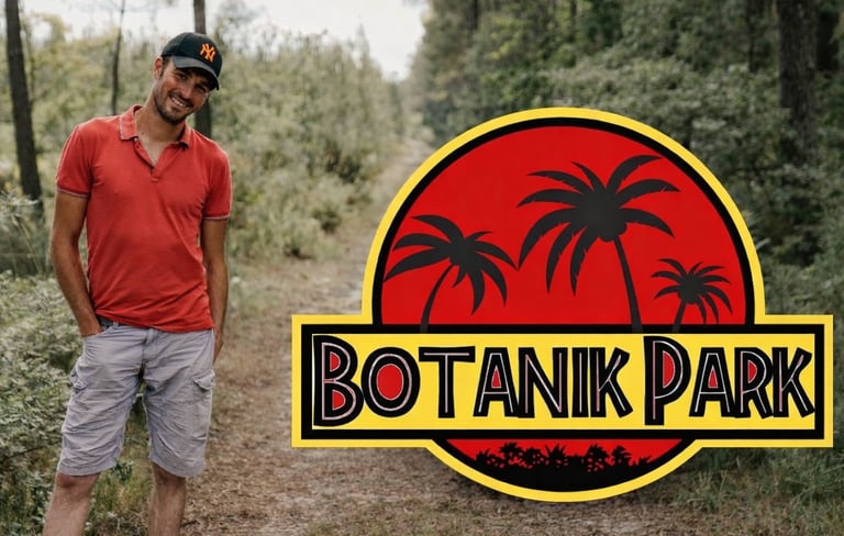 Jonathan Amblard gérant de l'entreprise Botanik Park