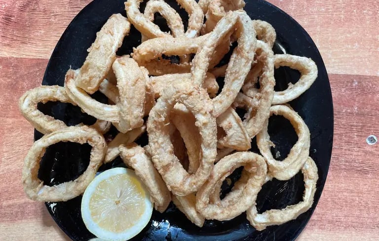 calamares con limón
