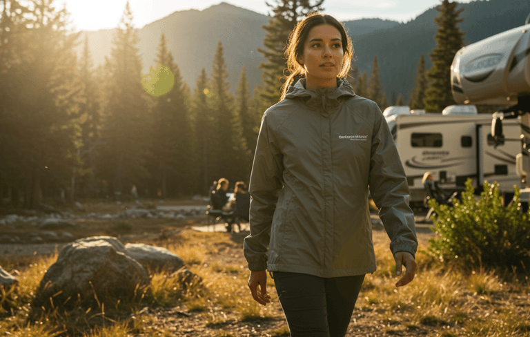 women wearing versatile and packable clothing for RV living, ideal for hiking in US National Parks