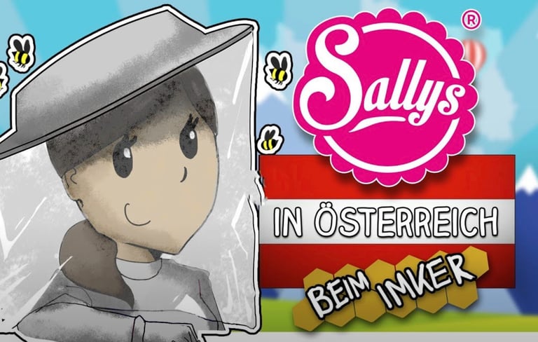 Logo Influencer Sally in Österreich bei Imker Simon Tötschinger
