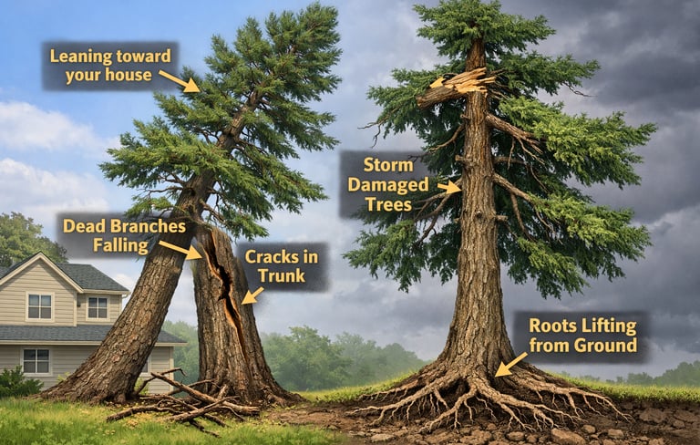 what is a danger tree in the Shuswap