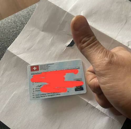 permis de conduire suisse , echter Schweizer Führerausweis, genuine Swiss driving license