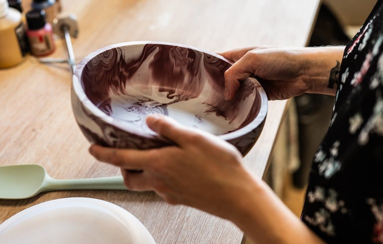 Atelier création Jesmonite