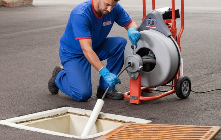 desentupimento de caixa de esgoto