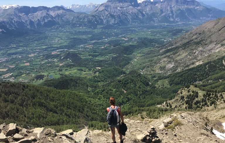 du sommet de queyrel en face le devoluy